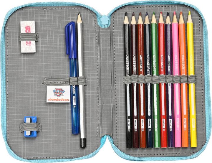 Produktbild Safta Paw Patrol "Funday" - Etui inkl. Stifte, Spitzer und Radiergummi (28 Teile)