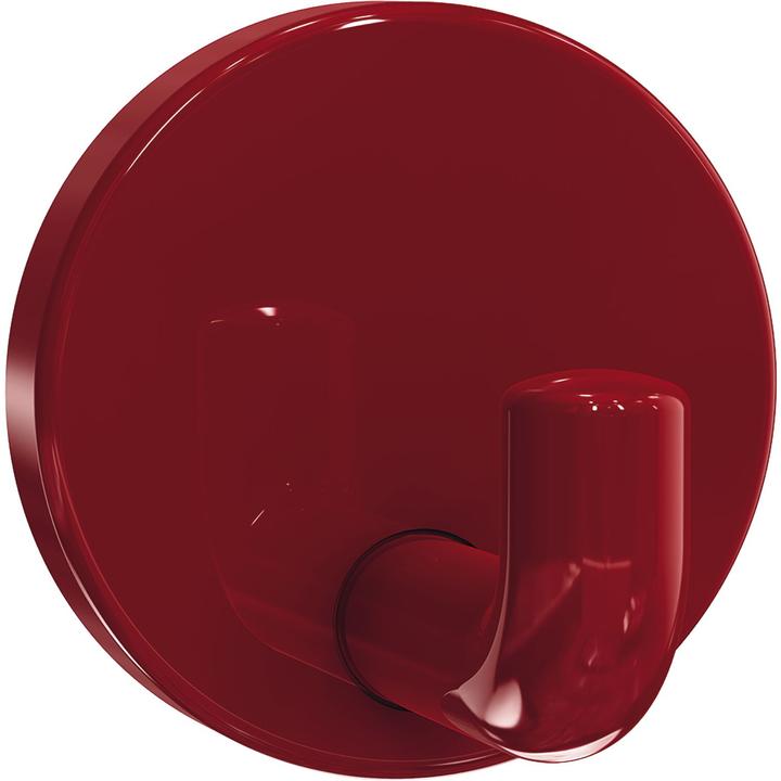 Actual product image Hewi Single hook 801.90.010 single Projection 30 mm Polyamide 33 ruby red Ø 40 mm