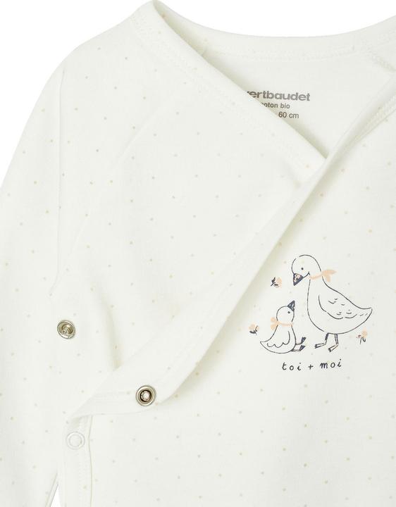 Produktbild Vertbaudet Bio-Kollektion: Gemusterte Baby Jacke mit Druckknöpfen BASIC (62)