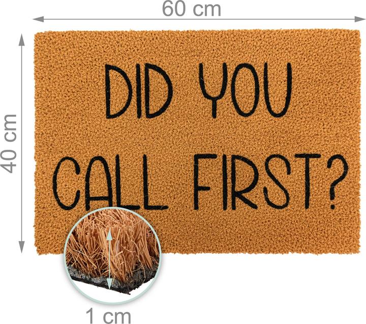 Productafbeelding Relaxdays Fussmatte (60 x 40 cm)