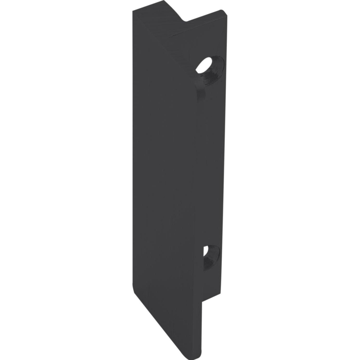 Marchesi, Türbeschlag + Scharnier, Balkontürgriff, Länge 60 mm, Aluminium schwarz