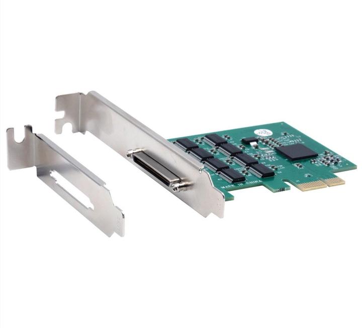Produktbild Exsys GmbH PCIe 8S Seriell RS-232 Karte, Octopus Kabel (EXAR/MaxLinear)