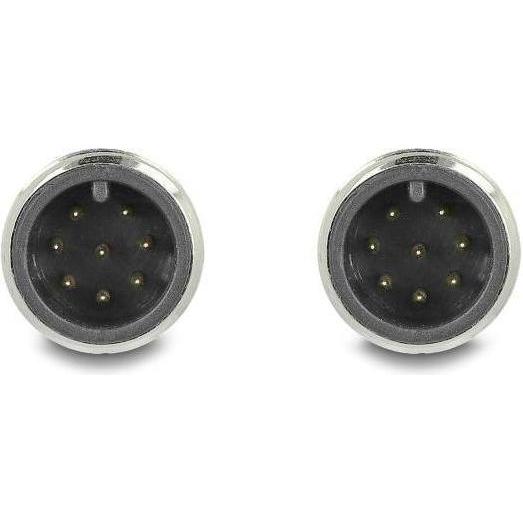 Thumbnail - Delock M12 Kabel A-kodiert 8 Pin Stecker zu Stecker PVC 5 m (S/FTP, CAT5e, 5 m), Netzwerkkabel