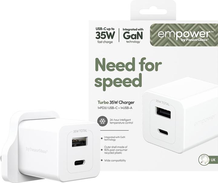 Actual product image PanzerGlass TURBO 35W CHARGER INCL. USB-C (35 W)