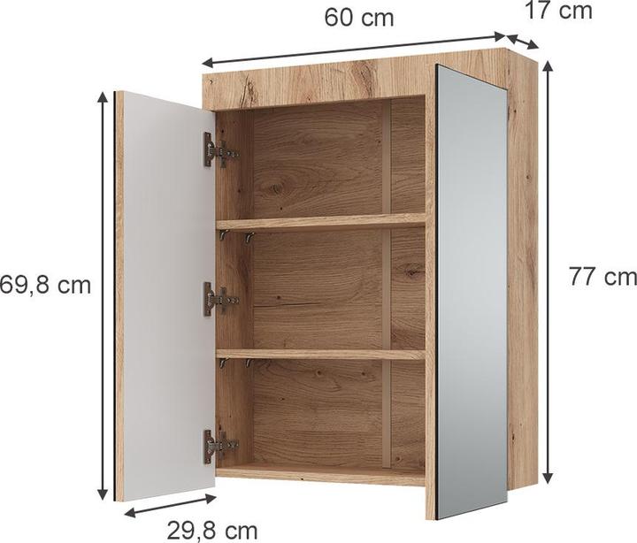 Produktbild Vicco Luna (60 x 17 x 77 cm)