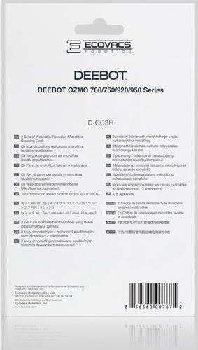 Produktbild Ecovacs Wischbezug D-CC3H 3 Stück