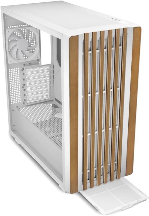 Actual product image Sharkoon Rebel C70G RGB (white, tempered glass) (ATX, mATX, Mini-ITX)