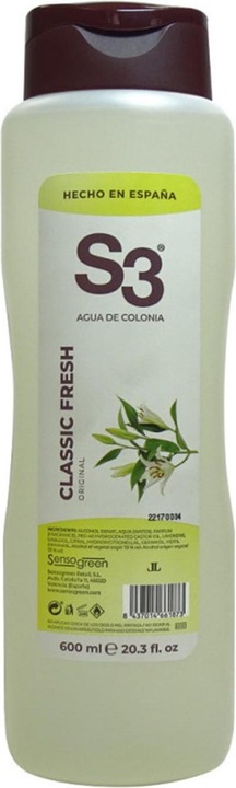 Produktbild S3 Classic Fresh Cologne 600ml (Eau de cologne, 600 ml)