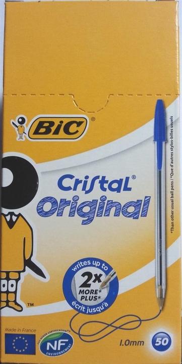 Actual product image Bic Cristal (Transparent, 50 x)