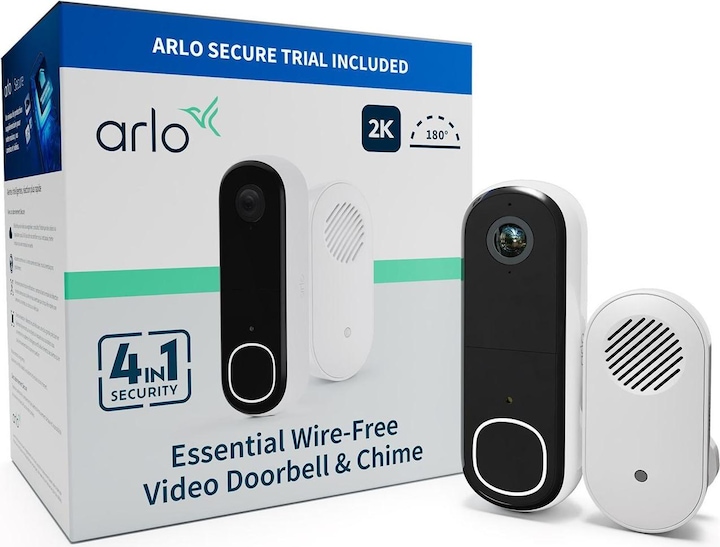 Produktbild Arlo Video Doorbell 2K + Chime Bundle (WLAN)