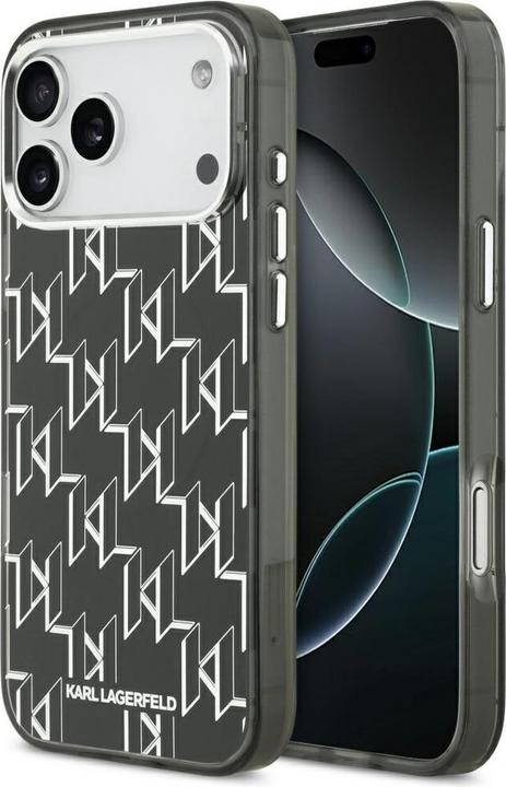 Immagine prodotto Karl Lagerfeld - IML MagSafe KL Monogram (KLHMP17XHMIKLMEK) - iPhone 17 Pro Max - Black (Apple iPhone 17 Pro Max)