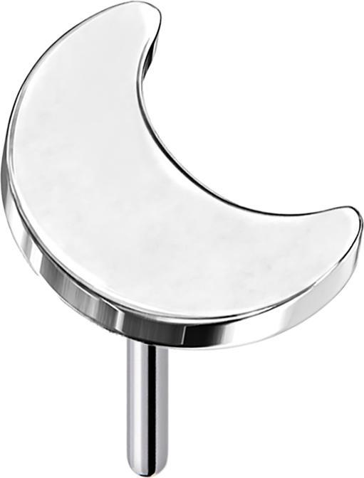 Image du produit Star Piercing Threadless lune argent (sans laiton, Titane)