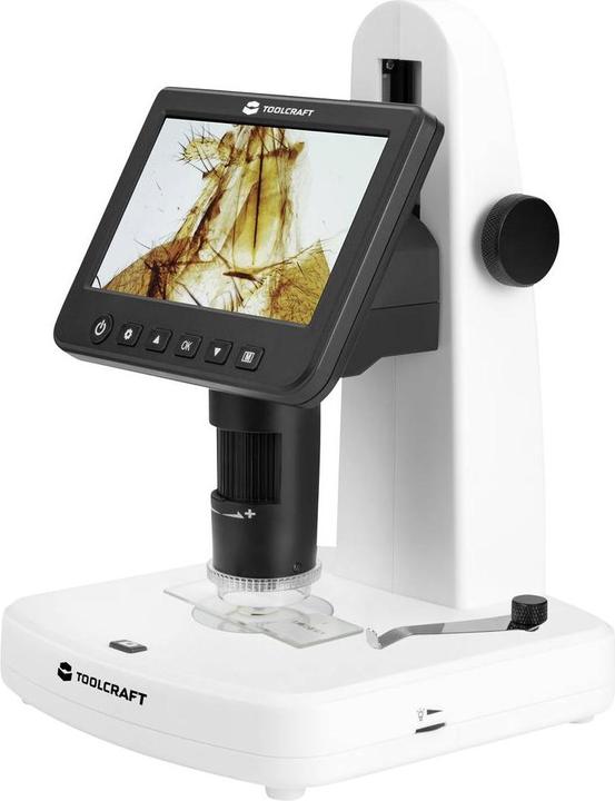 Toolcraft TO-9076404 Microscope numérique LCD 12,7 cm (5 pouces) avec polariseur