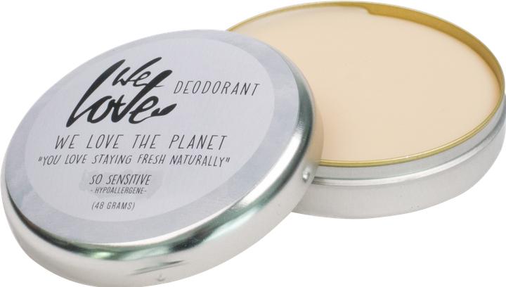 Image du produit We Love The Planet DEOCREME - So Sensitive - Hypoallergénique - Sans bicarbonate de soude (Crème)