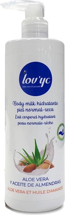 Lov'yc Lovyc Aloe Vera und Mandel Körperlotion 400ml für normale bis trockene Haut (Körperlotion, 400 ml)