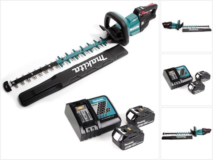 Productafbeelding Makita DUH 601 RM accu heggenschaar 18V 60cm borstelloos + 2x accu 4.0Ah + lader (Oplaadbare batterij)