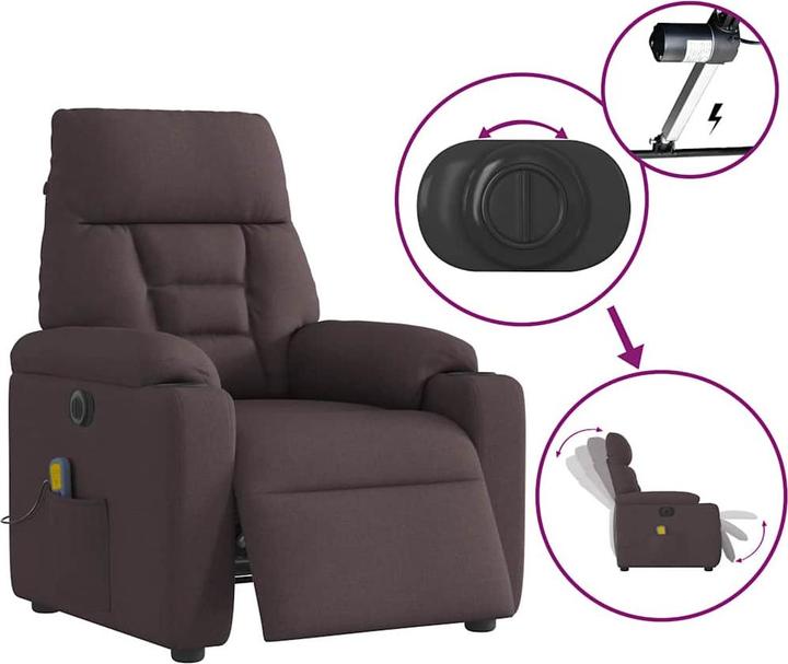 Image du produit vidaXL elektrischer Massagesessel