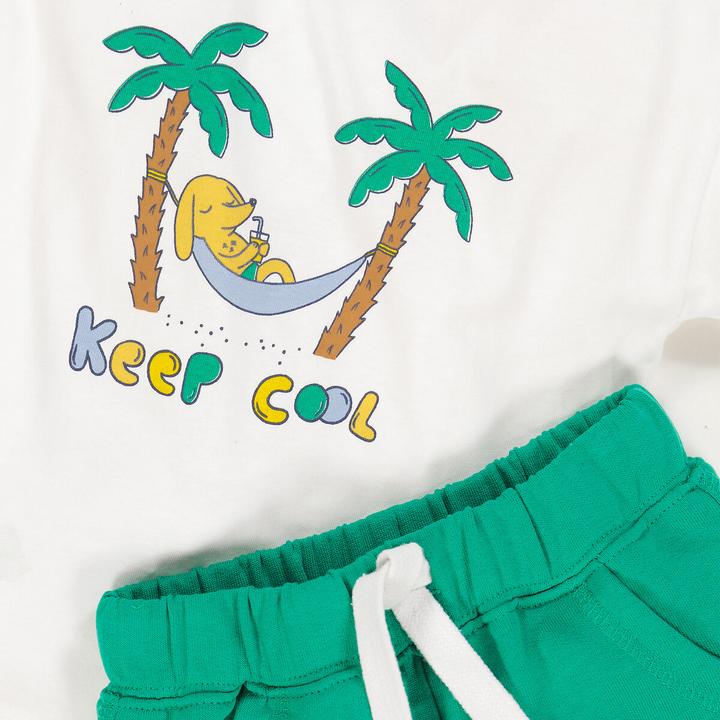 Image du produit La Redoute Collections Ensemble t-shirt et short (92)