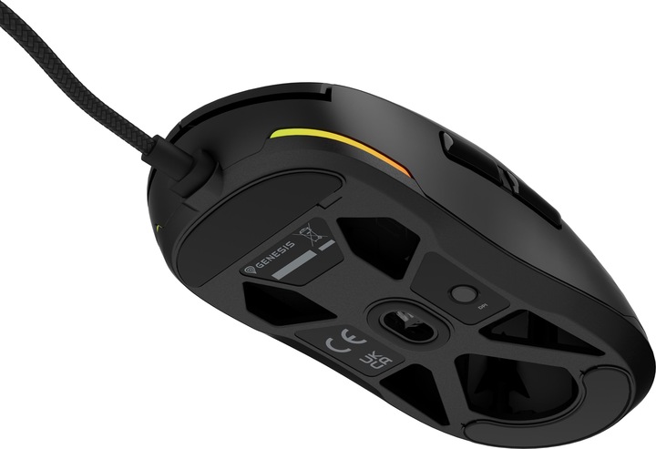 Produktbild Genesis Gaming Maus KRYPTON 660 RGB kabelgeb. schwarz (Kabelgebunden)