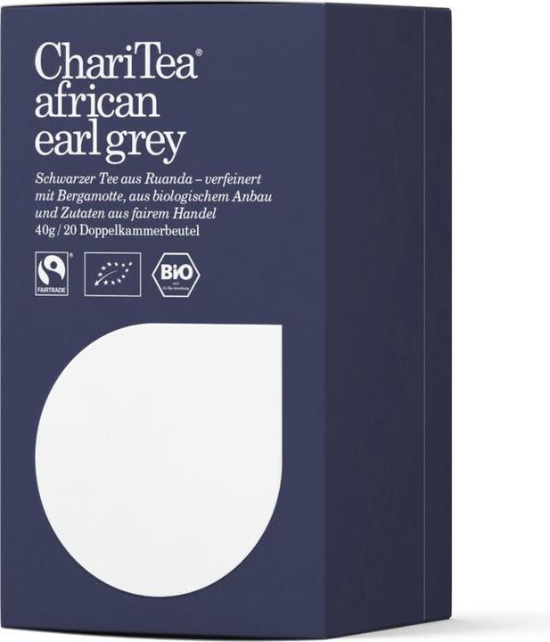Produktbild ChariTea Afrikanischer Earl Grey Bio - Tee - 20 Teebeutel (40 g)
