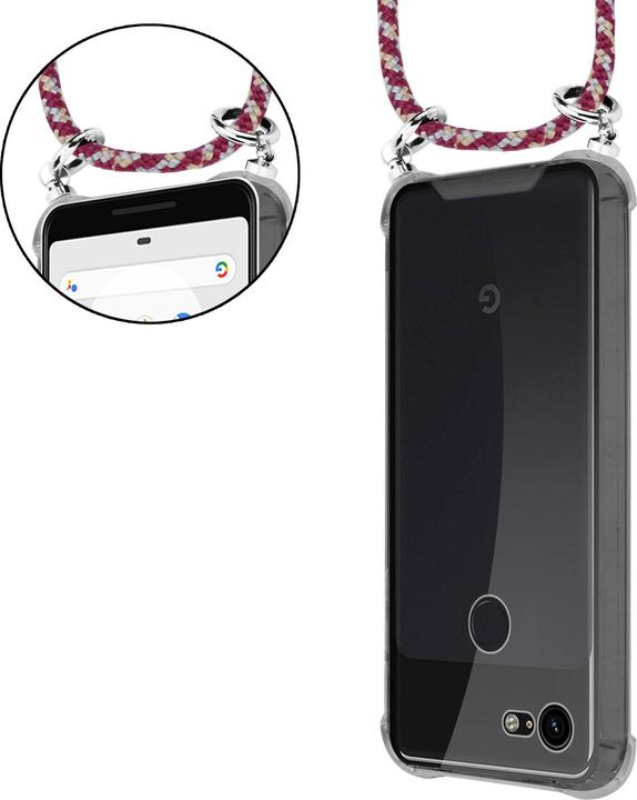 Produktbild Cadorabo TPU Handy Kette SILBER Cover