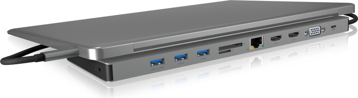 Productafbeelding Icy Box IB-DK2106-C (USB-C, 1 Havens)