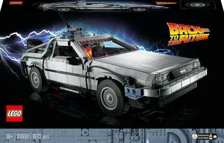 LEGO Zeitmaschine aus Zurück in die Zukunft (10300, LEGO Icons, LEGO Seltene Sets)