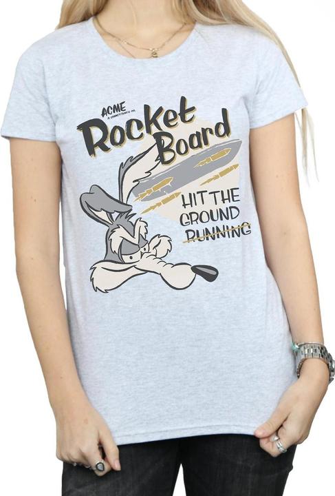 Immagine prodotto Looney Tunes Wile E Coyote Rocket Board Maglietta Donna (S)