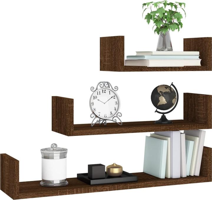 Produktbild VidaXL Venyamin (60 x 15 x 10 cm, 45 x 15 x 10 cm, 30 x 15 x 10 cm)