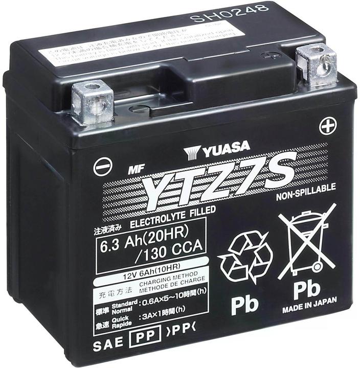 Yuasa YTZ7S (12 V, 6.30 Ah, 130 A)