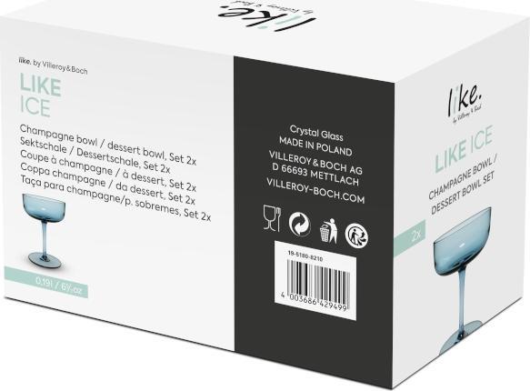 Image du produit Like. by Villeroy & Boch Like (10 cl, 2 Verres, Flûtes à champagne)