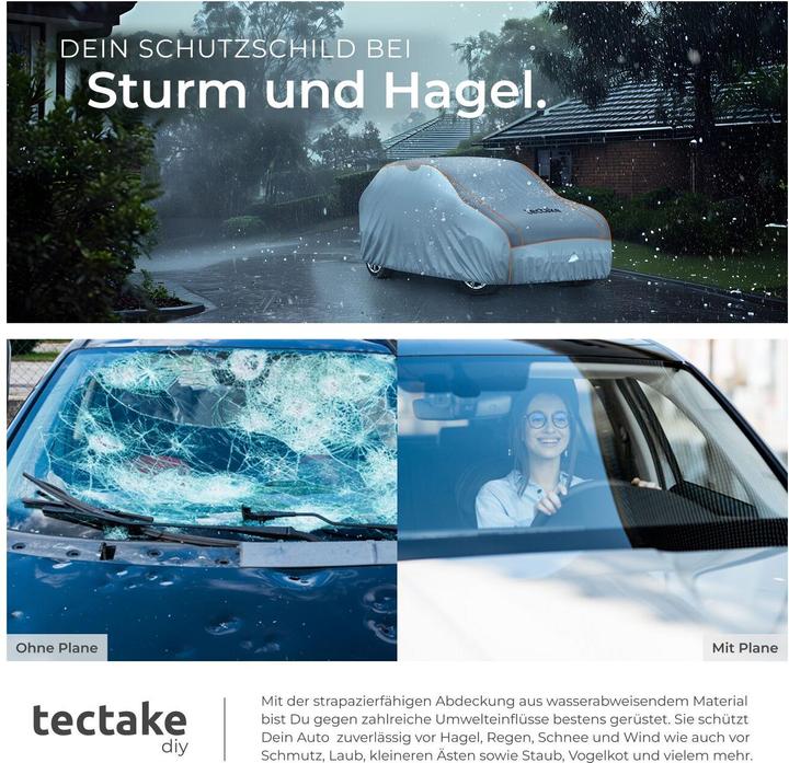 Produktbild tectake Hagelschutz-Autoplane