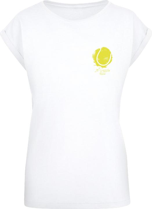Produktbild Merchcode Ladies Its Tennis Time Extended Shoulder Tee - 116489 (M)