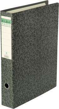 Actual product image Elba Folder rado DIN A3 landscape, spine width: 80 mm, black hardboard, with cover sheet and grip hole (A3, 80 mm, 1 pcs.)