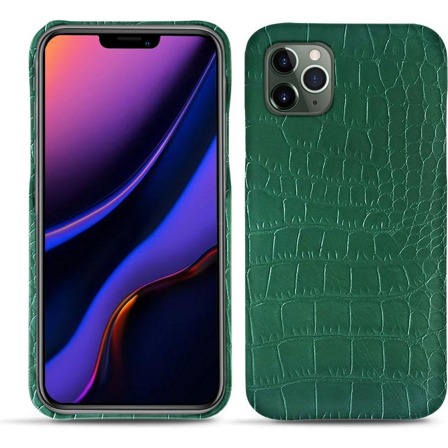 Noreve Lederschutzhülle (Apple iPhone 11 Pro), Smartphone Hülle, Grün