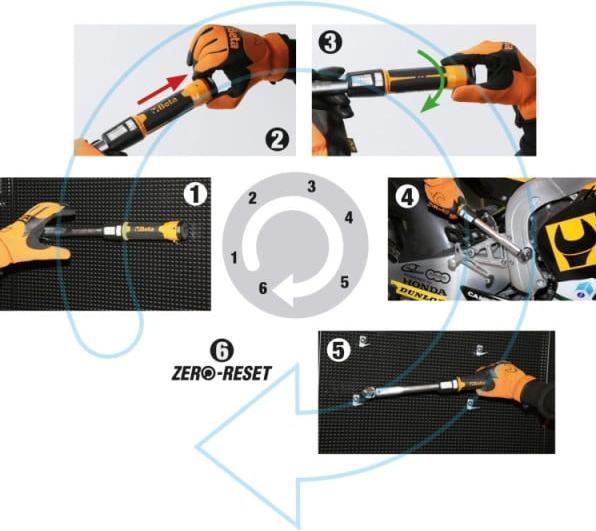 Produktbild BETA 006660705 666/5-ZERO-RESET Drehmomentschlüssel 3/8" 10-50 Nm (3/8", 10 Nm, 50 Nm)