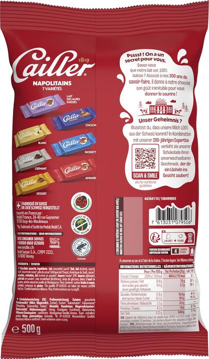 Produktbild Cailler Napolitainsmischung (500 g)