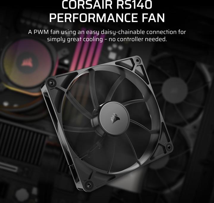 Productafbeelding Corsair RS140 (140 mm, 2 x)