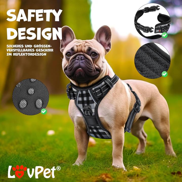 Produktbild Lovpet Atmungsaktives Hundegeschirr mit Beutelspender (M, Hund)