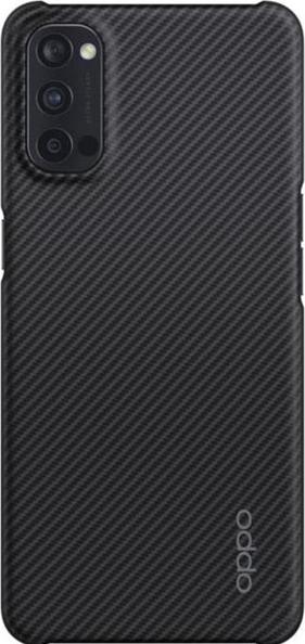 Actual product image OPPO Hard Cover Kevlar Cover Kevlar(Fibre) black (Oppo Reno 4)