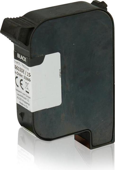 Produktbild Inkadoo Druckerpatronen kompatibel zu HP C6615DE / 15 Druckkopfpatrone, schwarz Schwarz (BK)