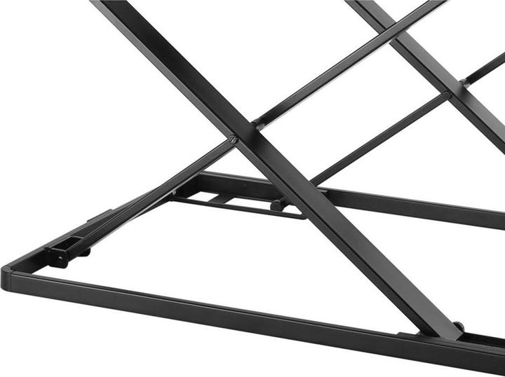 Actual product image Ergo Office Ultra-thin desktop converter, stand for work while sitting or standing, white, with gas