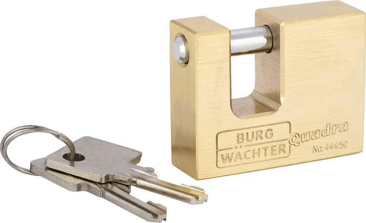Actual product image Burg Wächter 28591 Padlock 50.00 mm different locking Brass Sch