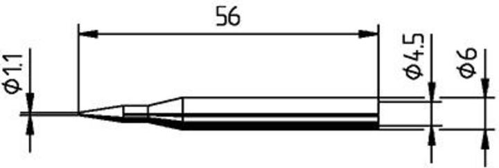 Produktbild Kurtz Ersa Lötspitze spitz D 162BD (Lötspitze)