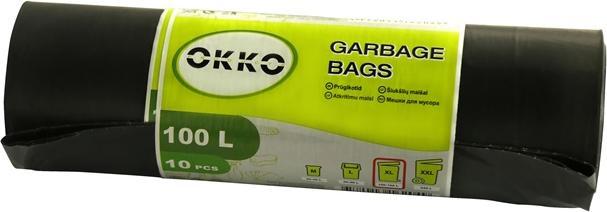 Actual product image Okko GARBAGE BAGS 100L 10PCS (10x, 100 l)