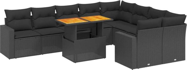 Image du produit vidaXL Meuble de jardin Canapé Salon de jardin Ensemble de jardin 10 pièces Beige