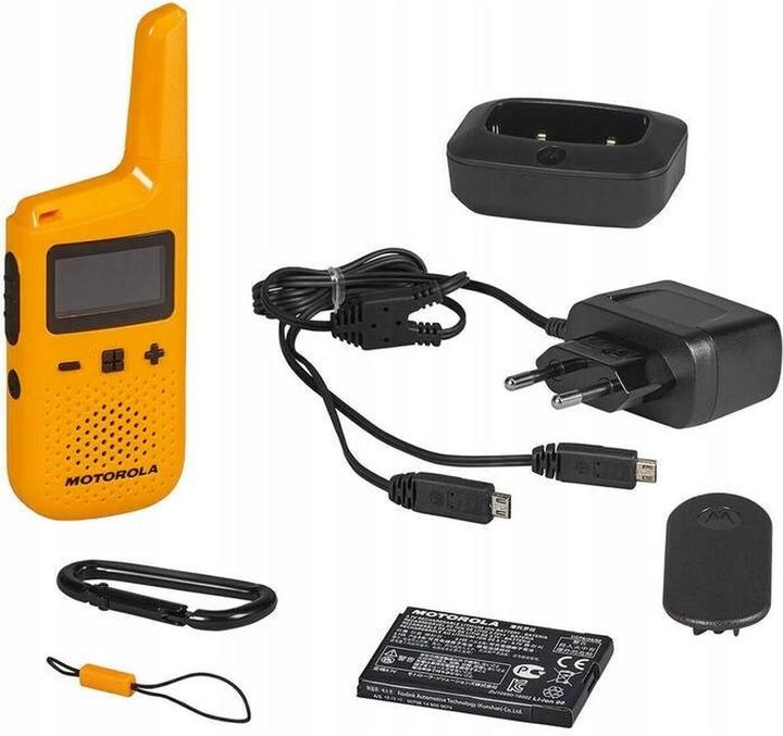 Produktbild Motorola T72 walkie talkie, 16 channels, yellow (8 km)
