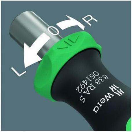 Produktbild Wera Kraftform Kompakt RA S 1 (Pozidriv-Kreuzschlitz (PZ), Phillipps-Kreuzschlitz (PH), Schlitz, Torx (TX), Innensechskant)