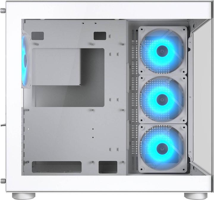 Actual product image Cougar Boitier Moyen Tour ATX FV150 RGB avec panneaux vitrés (Blanc) (mATX, Mini-ITX, ATX)