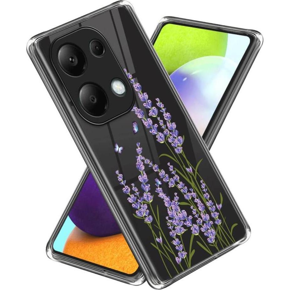 Cover-Discount Poco M6 Pro / Redmi Note 13 Pro 4G- Transparente Hülle mit schönem Motivdruck (Xiaomi Redmi Note 13 Pro 4...